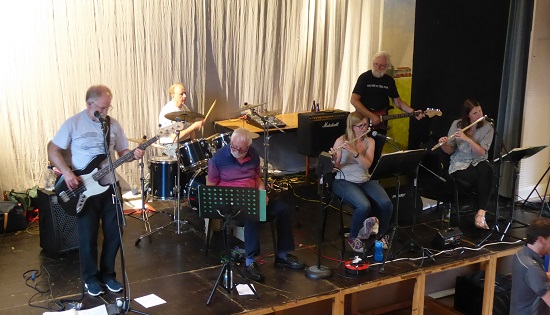 Northern Comfort playing at Queens Hall, Burley on 23rd Jun 2018